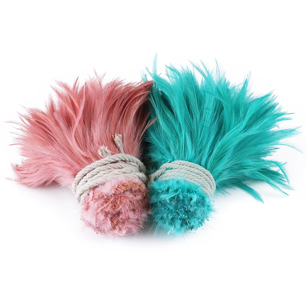 100 pcs/1 bunch Natural Rooster Feather Plume Decoration Diy Sewing Accessory 4-6 \