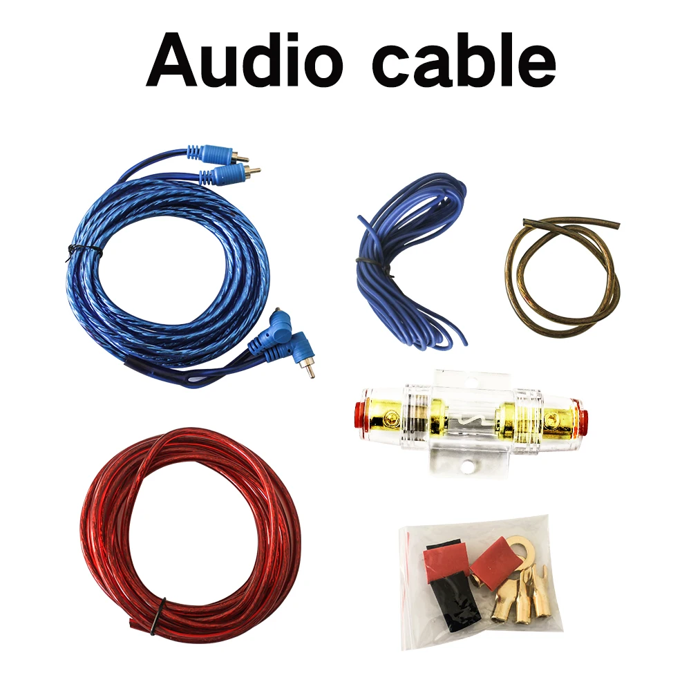 

Car 10ga audio cable, car horn cable, audio horn connecting cable, audio fuse, audio cable,