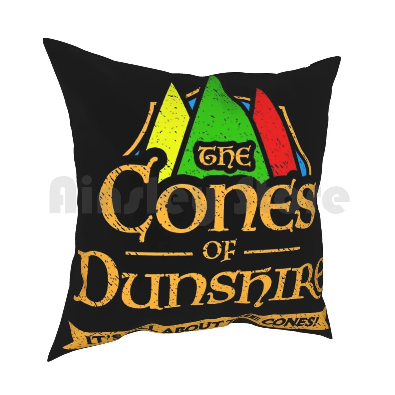 Untitled Pillow Case Printed Home Soft Throw Pillow Cones Of Dunshire Id Rather Be Playing Cones Of Dunshire The Cones