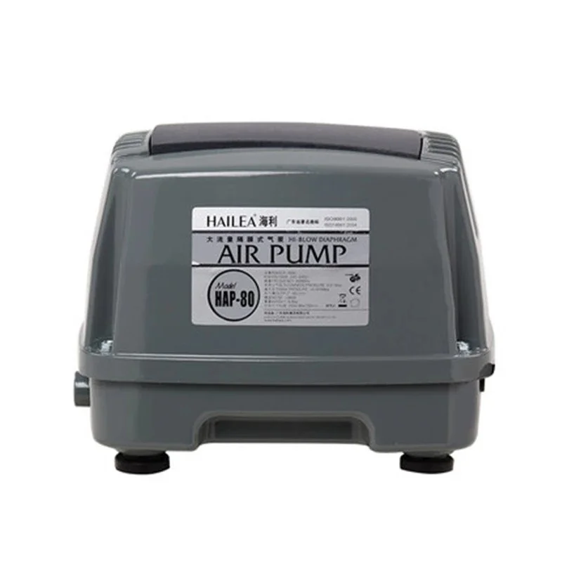 HAILEA Aquarium Air Compressor for Septic Tank Pond Linear Diaphragm Air Pump Aqua Blower HAP 60 80 100 120