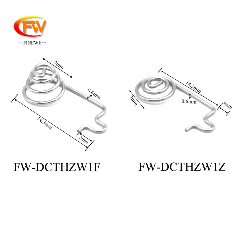 

FINEWE 10pair/lot AA AAA battery contact spring clip positive and negative with custom service FW-DCTHZW1ZF