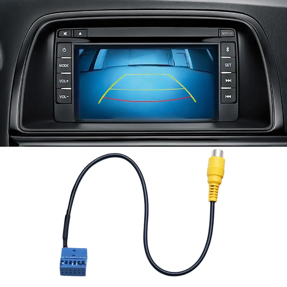 Car MIB Radio Rear Camera Video Plug Converter Cable Adapter forVolkswagen Golf7/Jetta/MK5/MK6 Accessories