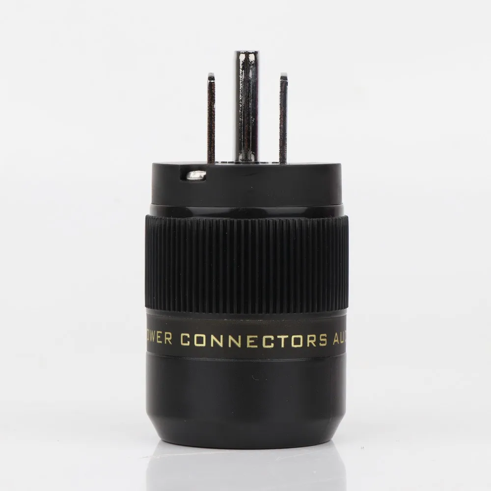 Oyaide P-079/P-037/ P-029/ P-046/ P-004/P-330/ P-320/p077 eua plugue de alimentação ródio fêmea chapeado/chapeamento de ouro plugue do conector de alimentação