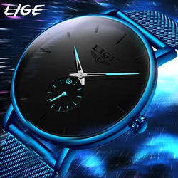 Orologio da uomo LIGE Sale orologio da uomo Fashion Business Men orologi Top Brand Luxury Waterproof Casual Simple Quartz Watch Montre Homme