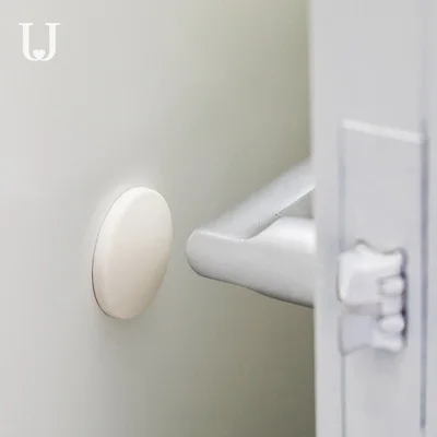 Xiaomi-almohadilla Anticolisión de silicona para puerta, accesorio redondo de silicona para puerta, pegatina trasera, silenciador, Tope de puerta