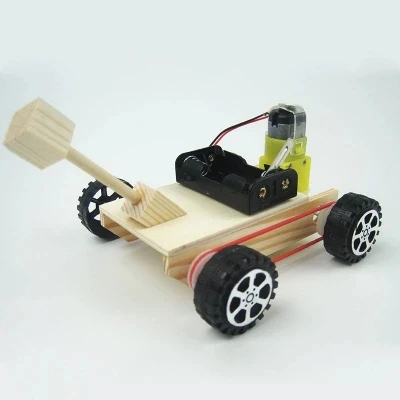 Electric tank chariot Physical assembly experiment tool no battery free shipping