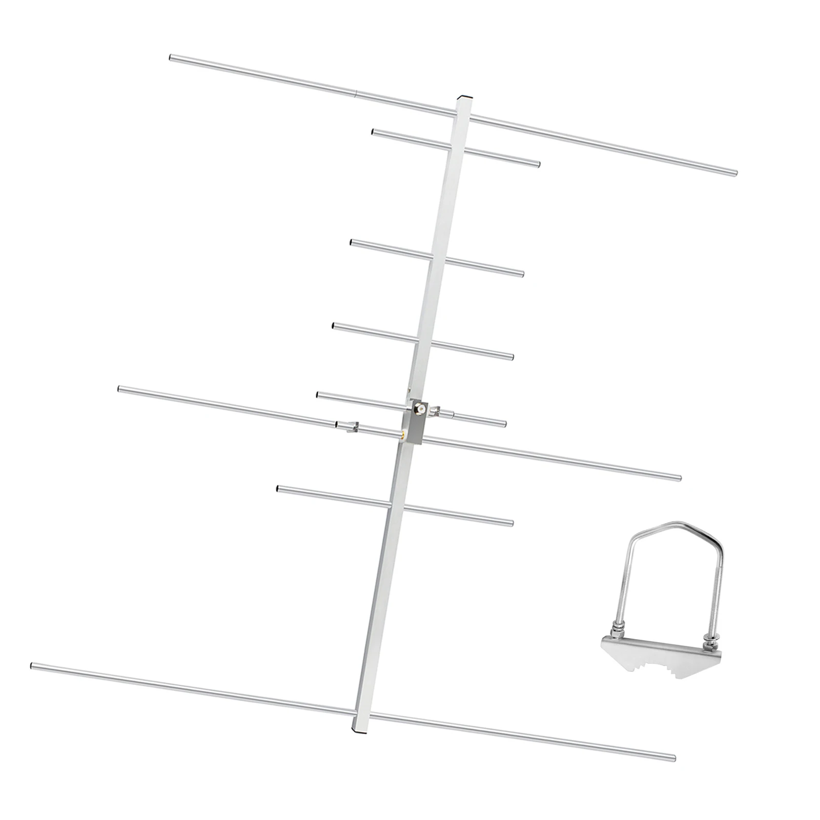 HYS Dual Band Yagi Antenna VHF UHF Base Station High Gain Outdoor Antenna for Baofeng Motorola Yaesu Retevis Radio Repeater