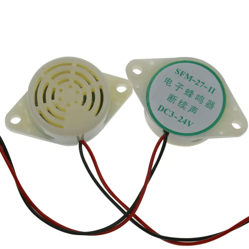 SFM-27II DC3-24V 30*15mm Active high DB buzzer Intermittent acoustic piezoelectricity