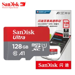 Sandisk A1TB hafıza kartı 16GB 32gb 64GB 128GB 200GB 256GB 400GB Micro sd kart Class10 UHS-1 flash kart bellek Microsd TF/SD kart