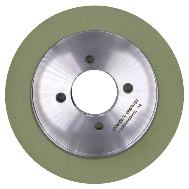 Roda de cerâmica 6a2 para afiar, cvd pcd pcbn ferramenta, 150mm, roda de diamante vitrificada