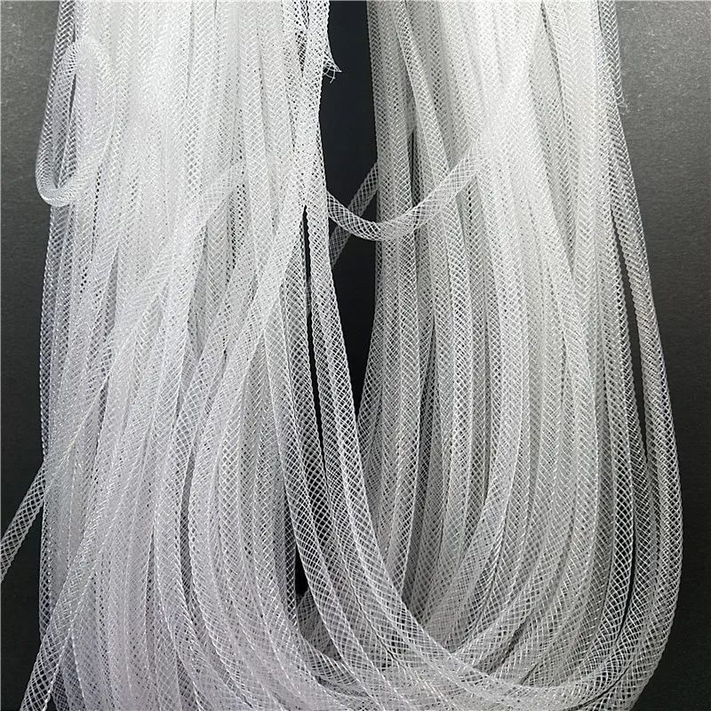 4mm/8mm/10mm/16mm Polyester Hair Horse Netting Braid Tubular Ribbon For Use In Making Hats Fascinator/Craft /Wedding Dress Sewin