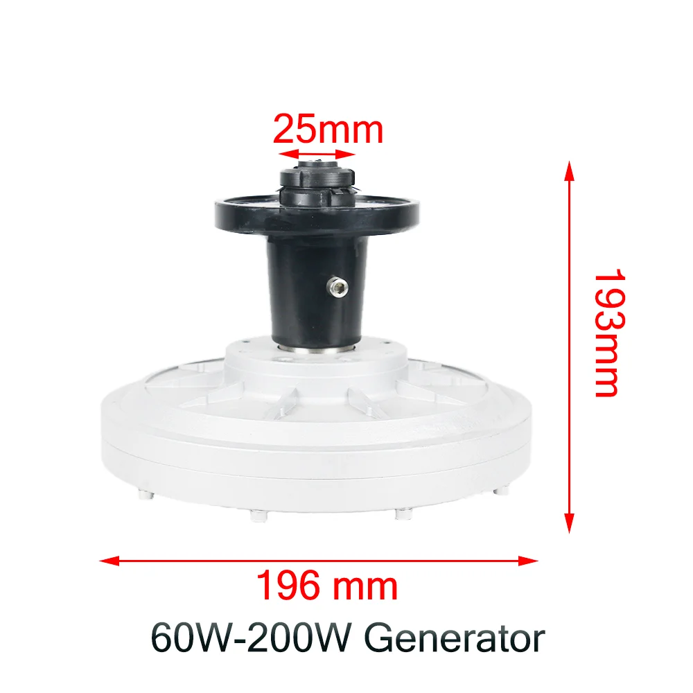 Imagem -03 - Fltxny 100rpm 300rpm 48v 96v 220v dc Gerador Ímã Permanente Alternador Maglev Coreless Faça Você Mesmo l Turbina Eólica