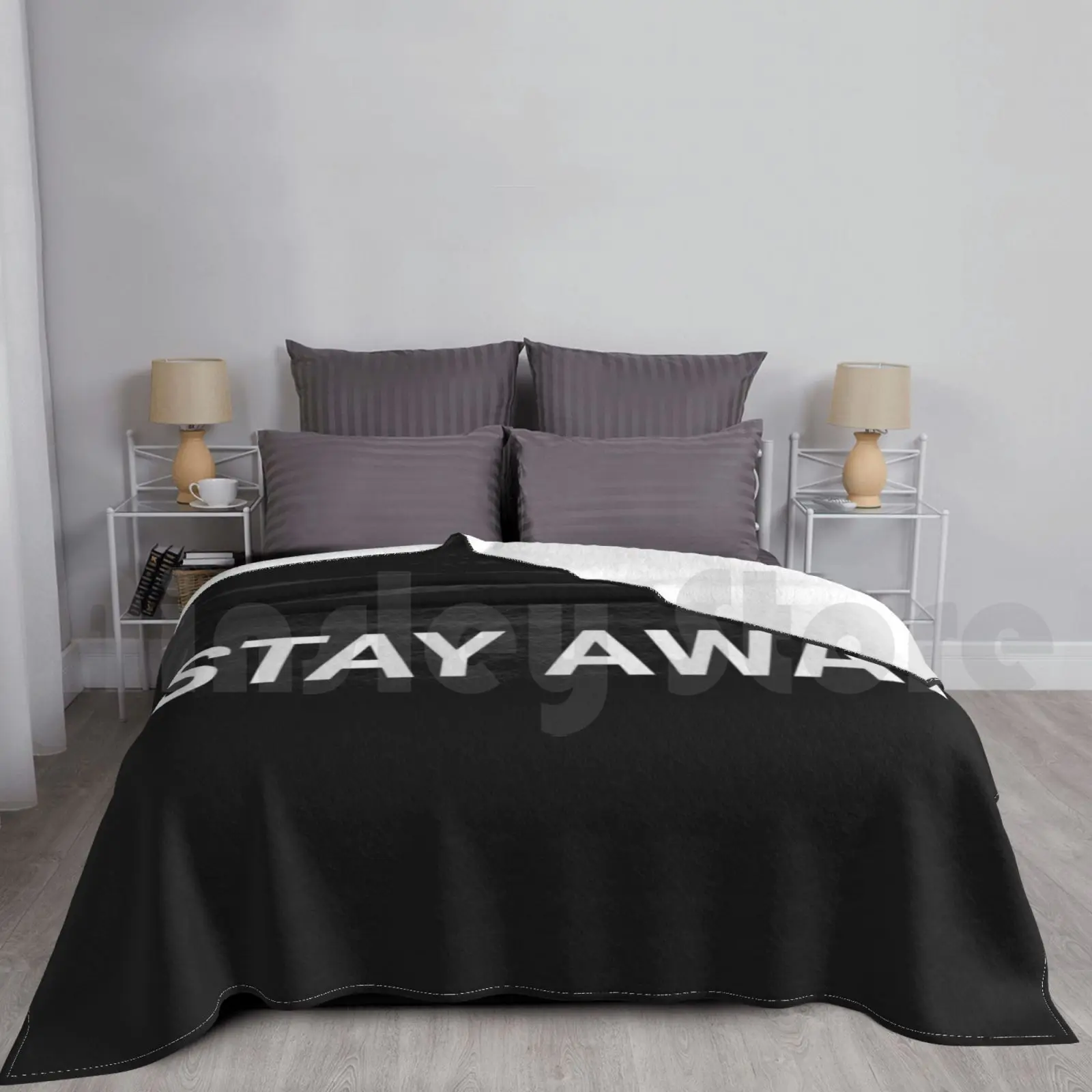 Copy Of Stay Away Blanket Super Soft Warm Light Thin Stay Away Stay Away Motivational