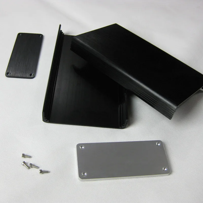 BZ1105 алюминиевый корпус усилителя аудио электронный Чехол DIY электронный проект PCB инструмент коробка 114*50*210 мм