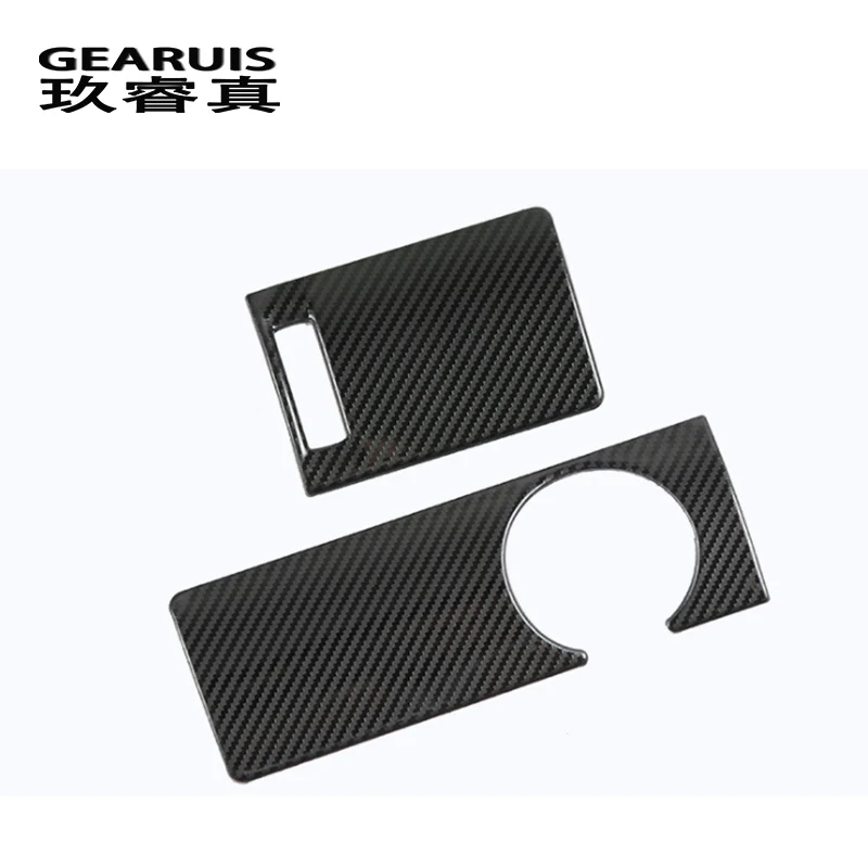 Car Styling For Audi A6 C5 C6 Dashboard Keyhole Decorative Frame Air Vents Panel Covers Carbon Fiber Stickers Trim Accessories