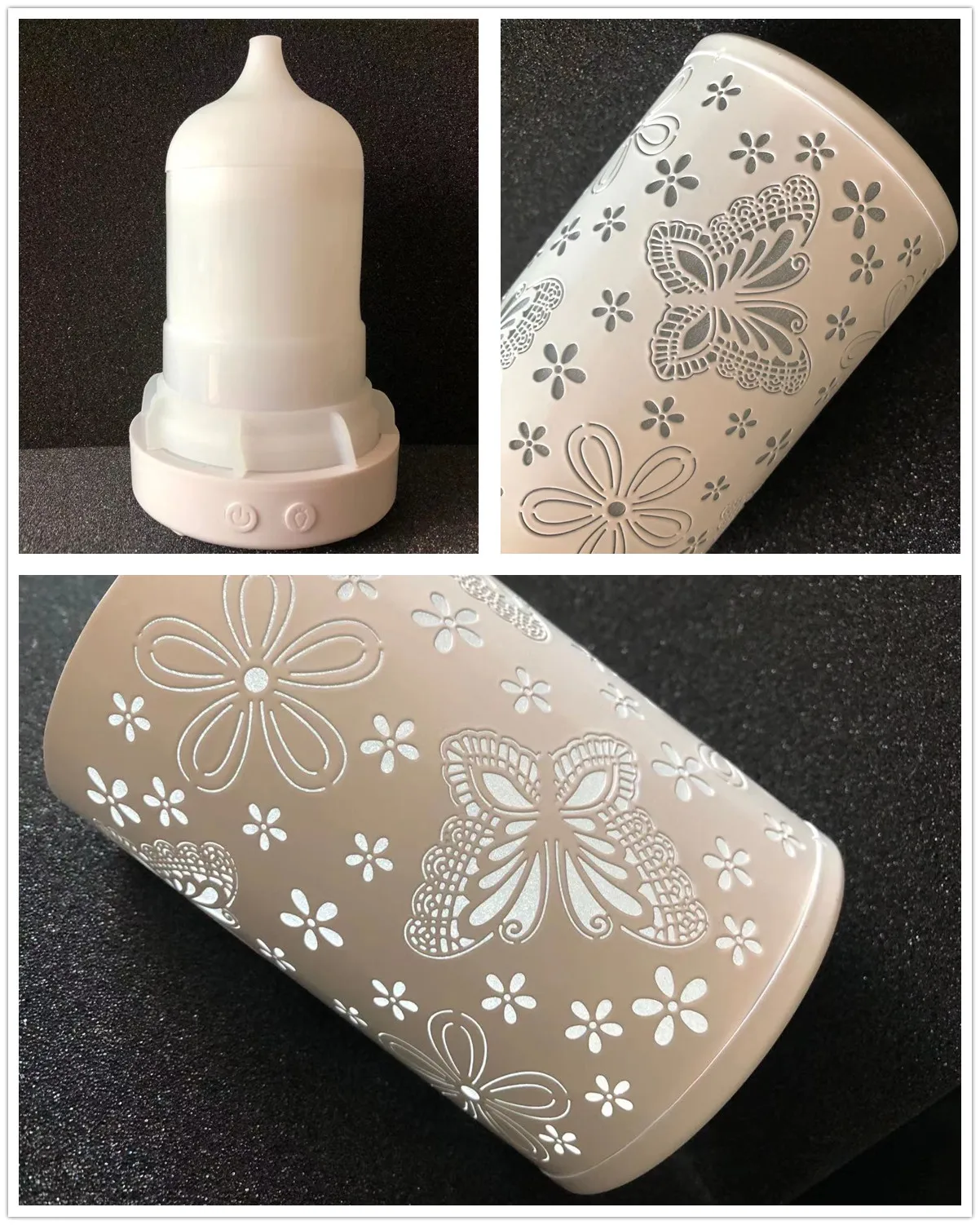 蝶ヴィンテージ鉄アート超音波エッセンシャルオイルディフューザーデスクトップ加湿器自動オフ電気アロマランプ家庭用噴霧器