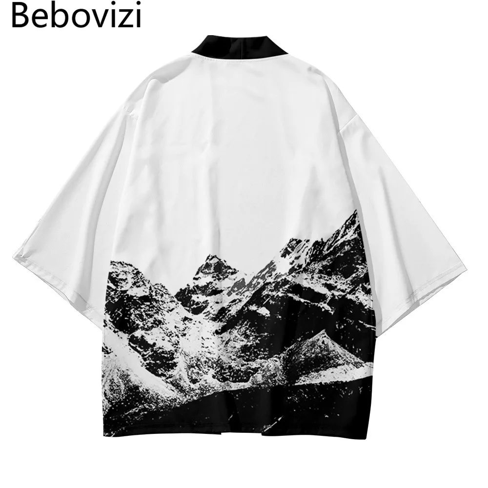 

Casual Streetwear Men Women Cardigan Haori Yukata Tops Robe Clothes Plus Size 4XL 5XL 6XL Fashion Beach Japanese Style Kimono