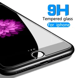 2PCS Protective glass for iPhone 13 12 mini 11 Pro Max XR XS 4 5s 6 7 8Plus Explosion proof Tempered Glass Screen Protector film