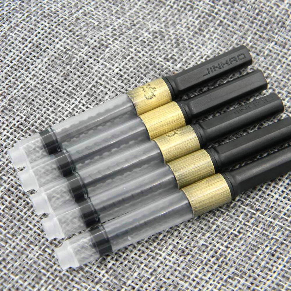 5Pcs JINHAO Plastic Pump Cartridges Fountain Pen Converter Stationery Office School Supplies Writing