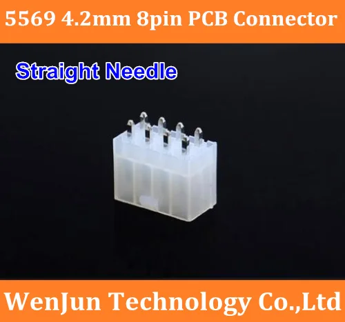 

High Quality 5569 8pin female straight needle Connector 4.2mm pitch molex 5569 8 pin PCB connectors -White