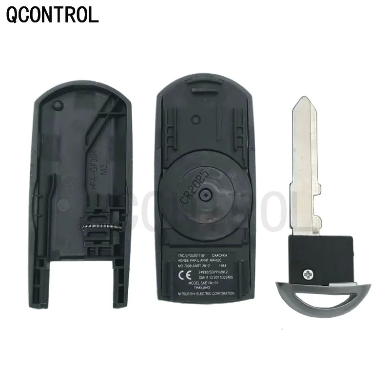 QCONTROL 3 Buttons Smart Key Suit for MAZDA CX-5 CX-3 Axela Atenza Model SKE13E-01 or SKE13E-02 Car Remote Control  ID49 chip