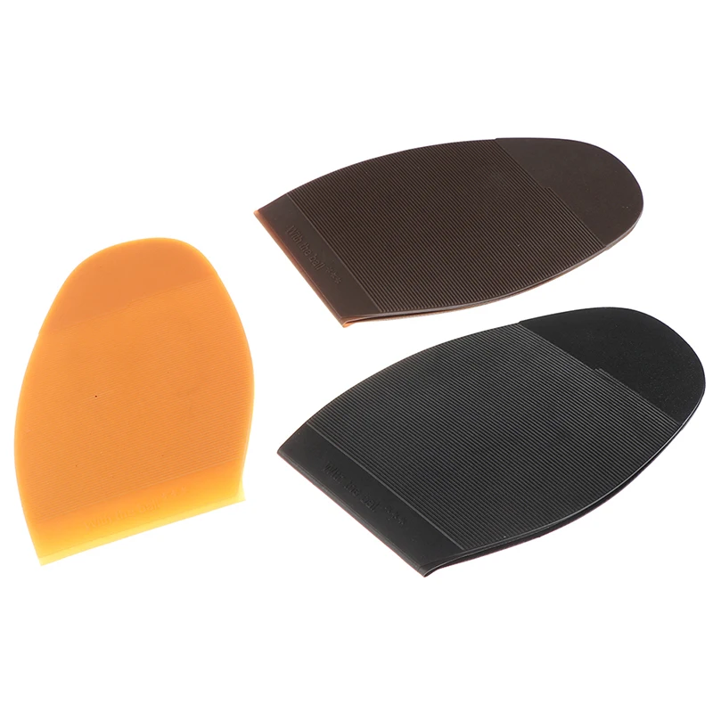 1 Pair Man Women DIY Stick-up Shoe Protector Forefoot Pad Anti-slip Wear Resistant Rubber Shoes Repair Sole Outsoles For Shoes