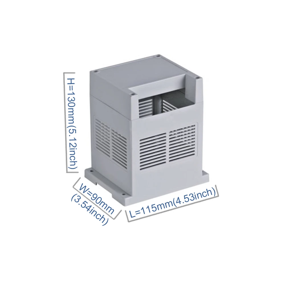 Din Rail Plastic Enclosure PLC Industrial Control Junction Box