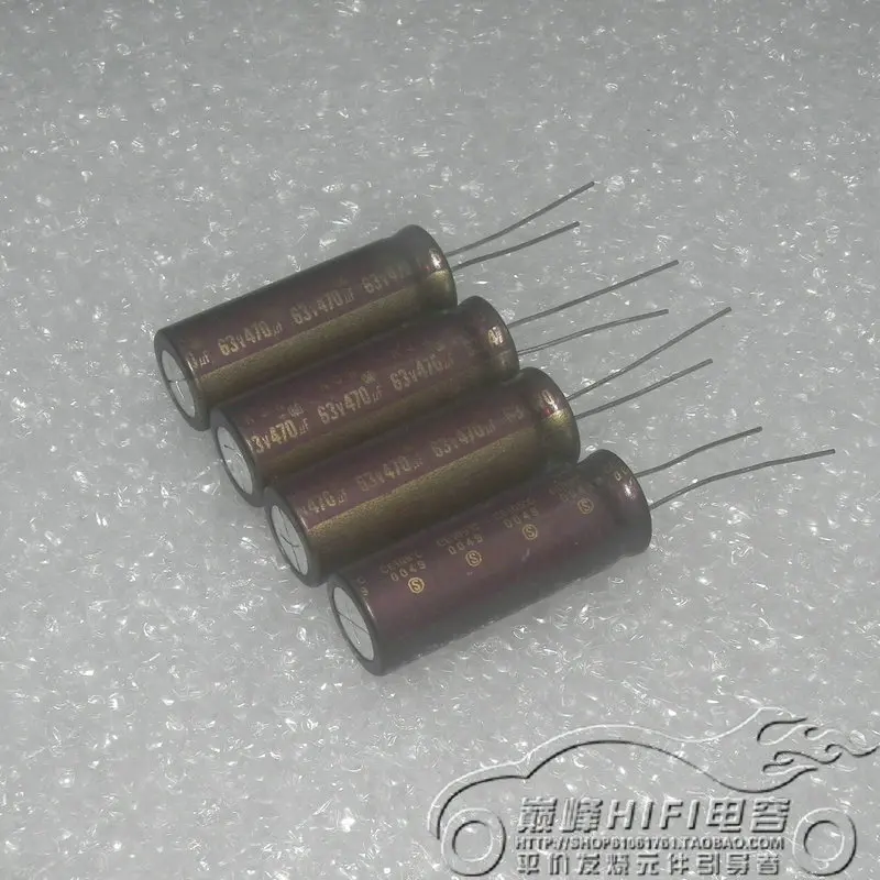 10PCS/30PCS ELNA RJJ Series Brown Gold 63v470uf 16*25 High Frequency Low Resistance Electrolytic Capacitor free shipping