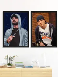 Eminem Artwork Music Hip Hop Singer Rap Rapper Poster Art Silk Prints, Room Wall Stiker, Home Decor