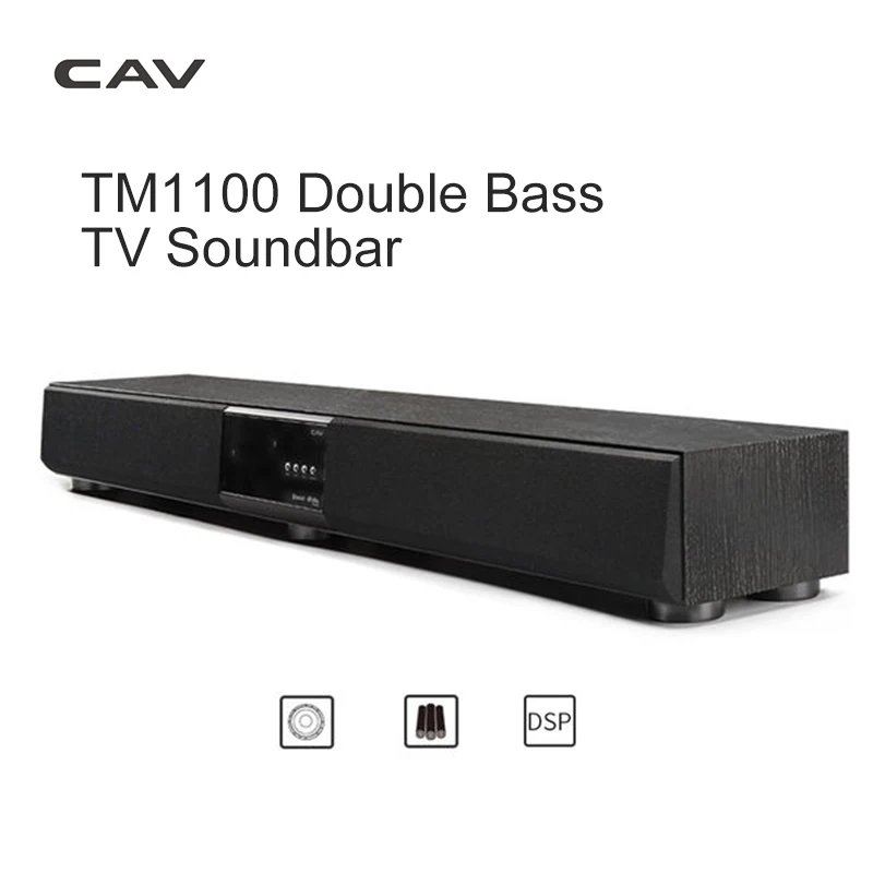 Cav TM1100 Bluetooth Soundbar Home Theater Met Subwoofer Voor Tv Surround Sound-systeem Luidspreker