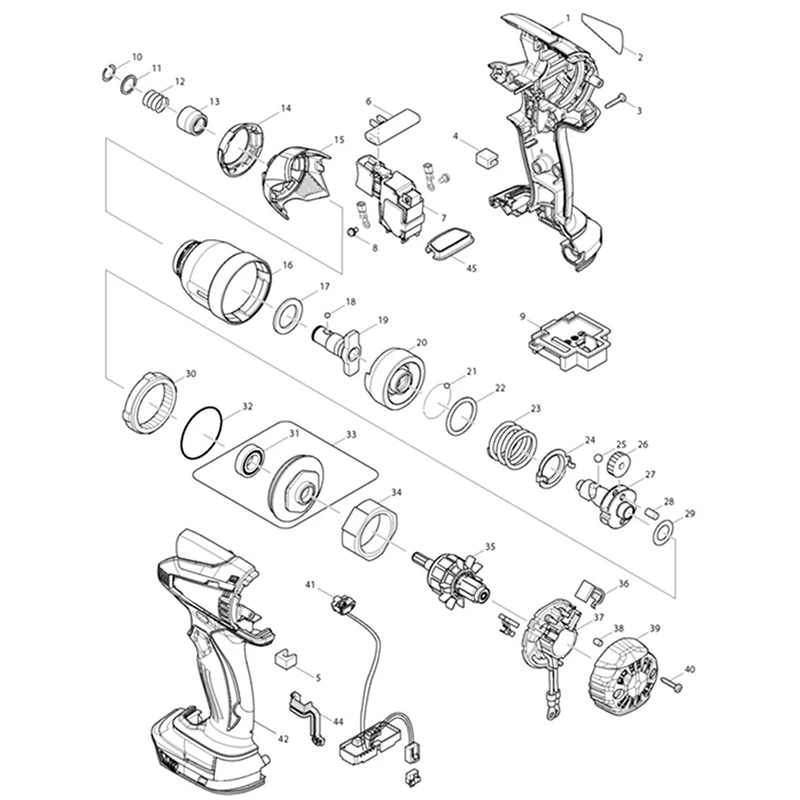 สำหรับ Makita 6507228 650722-8 6502414 6507032 TD134DX2 DTD134 BTD134 BTD146 DTD146 BTD146Z BTD134Z TD134D สวิทช์