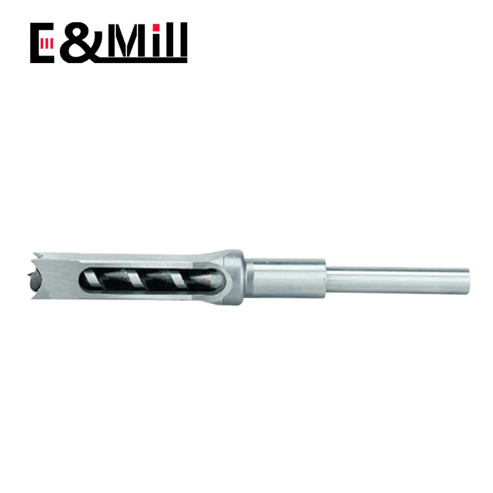 Woodworking Square Hole Drill Bit Punch Hole Opener Square Tenon Drill Square Hole Drill Tenon Drill Core Salad Drill Bit