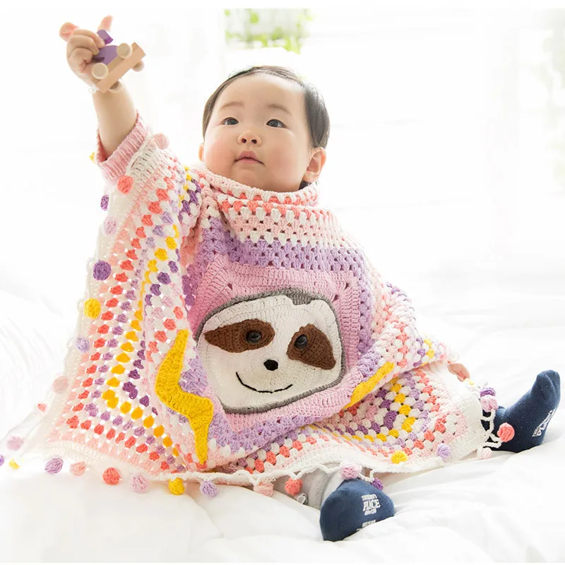 Susan's Family Crochet Doll Baby Blanket Materials Package Bunny Judy Knitting Kit Fox Lion Sloth Bear Crochet Dolls for Adults