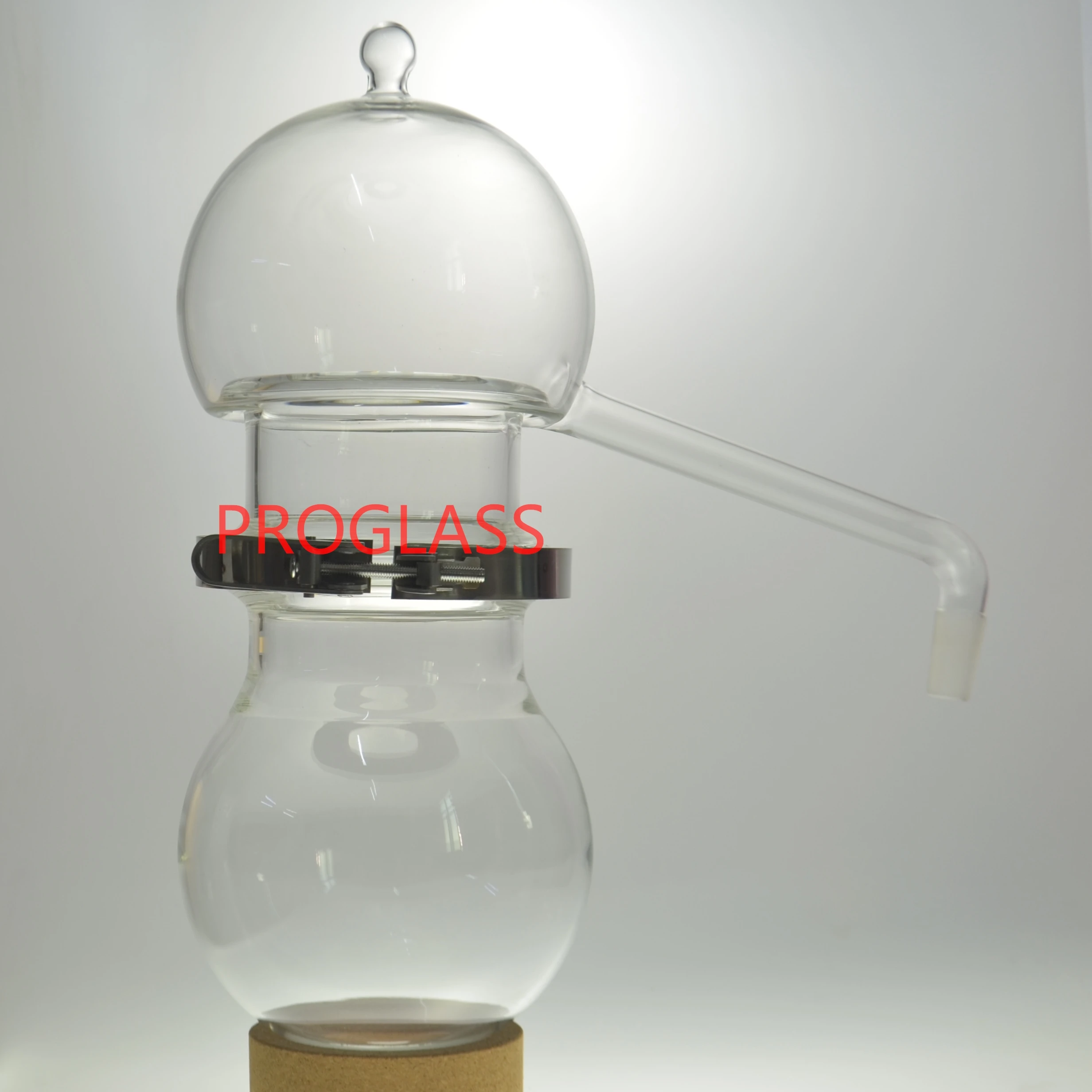 

Flange Essential oil distillation kit,Long arm 200mm with joint 24/40,End Bent