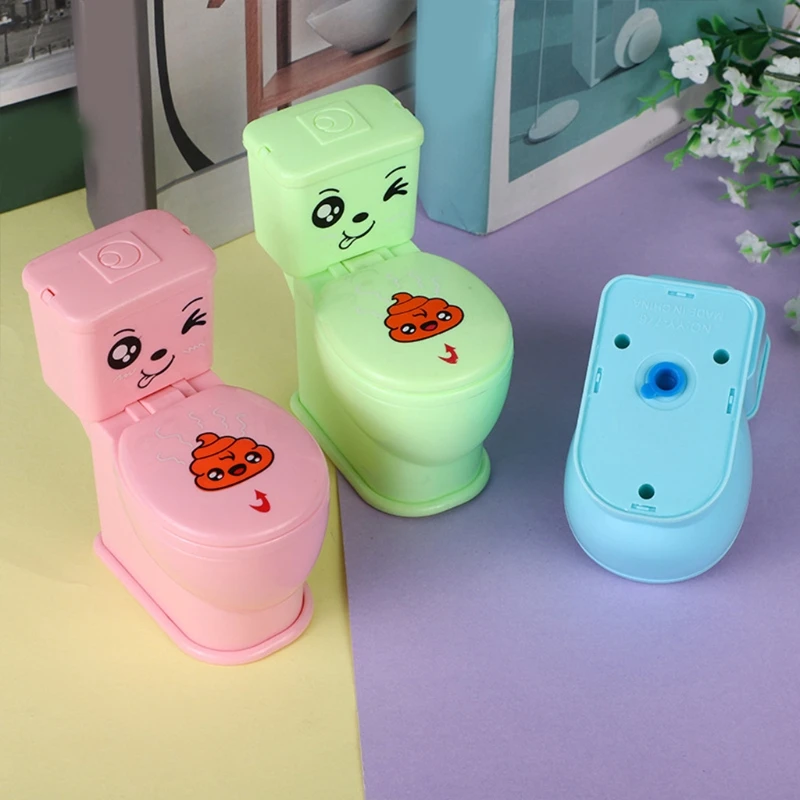 Toilettes amusantes pour enfants et adultes, jouet de blague pour garçons et filles, couleur aléatoire N1HB