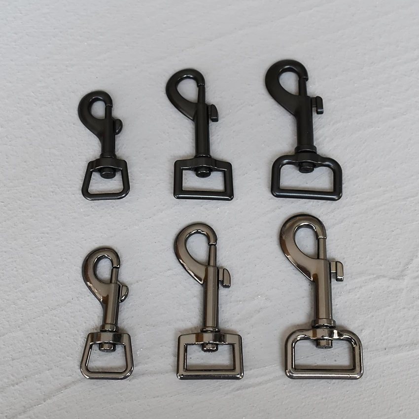 1 Pcs 15mm/20mm/25mm/30mm Metal Buckles Lobster Clasp leash Carabiner Snap Hook Key Chain Bag Part DIY Hardware Accessories
