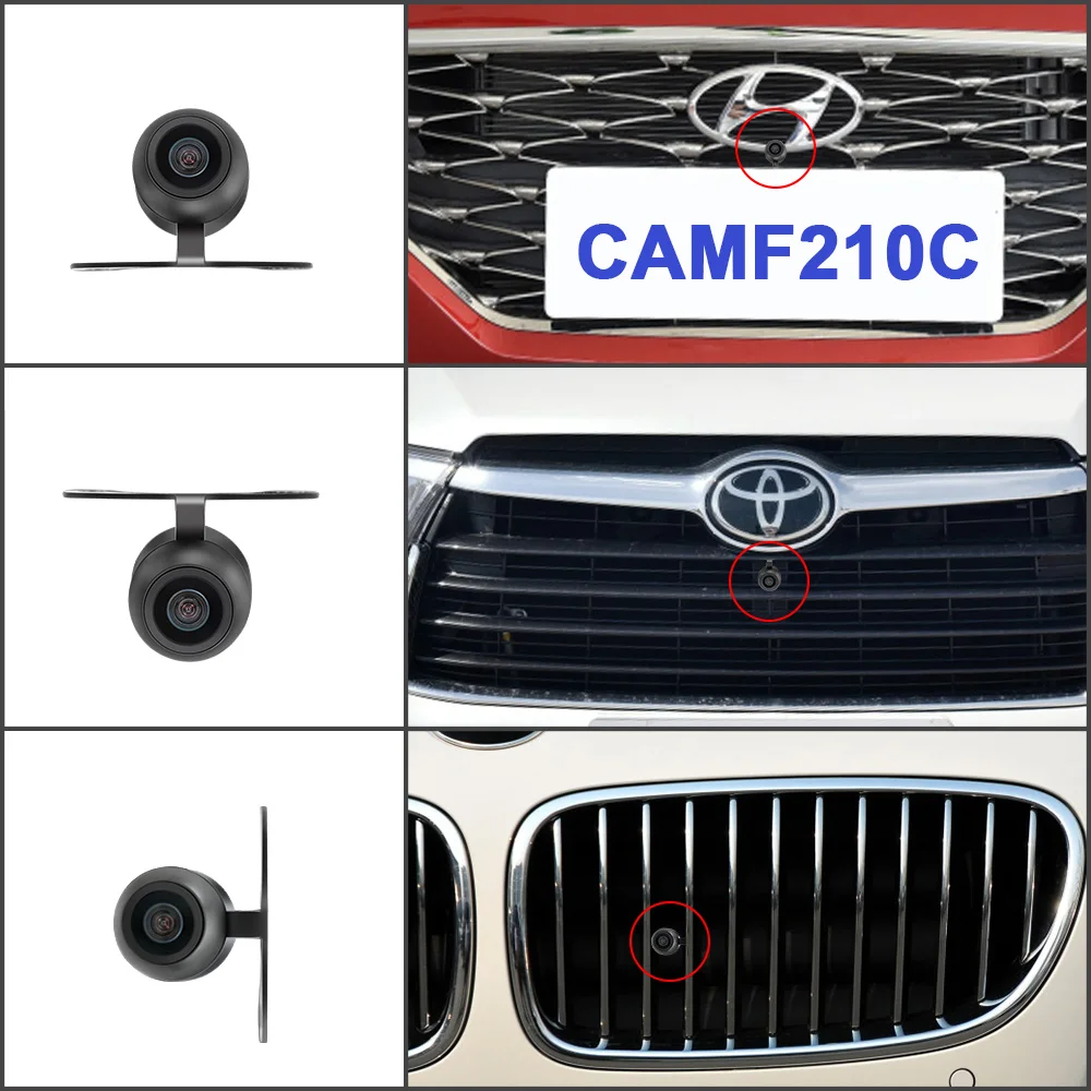 

Universal mini front view camera170HD Horizontal angle front camera Fireproof bellowswith PAL NTSC switch frontview camera