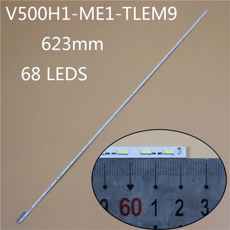 NEW V500H1-ME1-TLEM9 LED Array Light Bar For Philips 50PFF5150/T3 LED Backlight Strip Matrix Kit LED Lamp Lens Bands V500HJ1-ME1