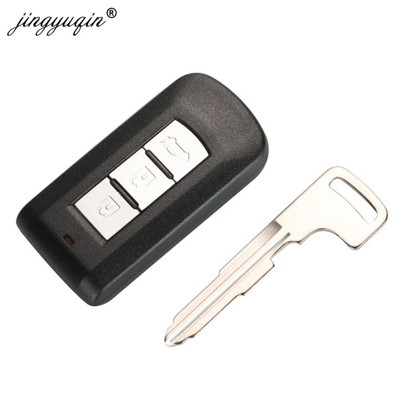 jingyuqin 2/3/4 Buttons Car Remote Smart Key Shell for MITSUBISHI ASX Outlander Sport Pajero Shogun Montero Lancer RVR