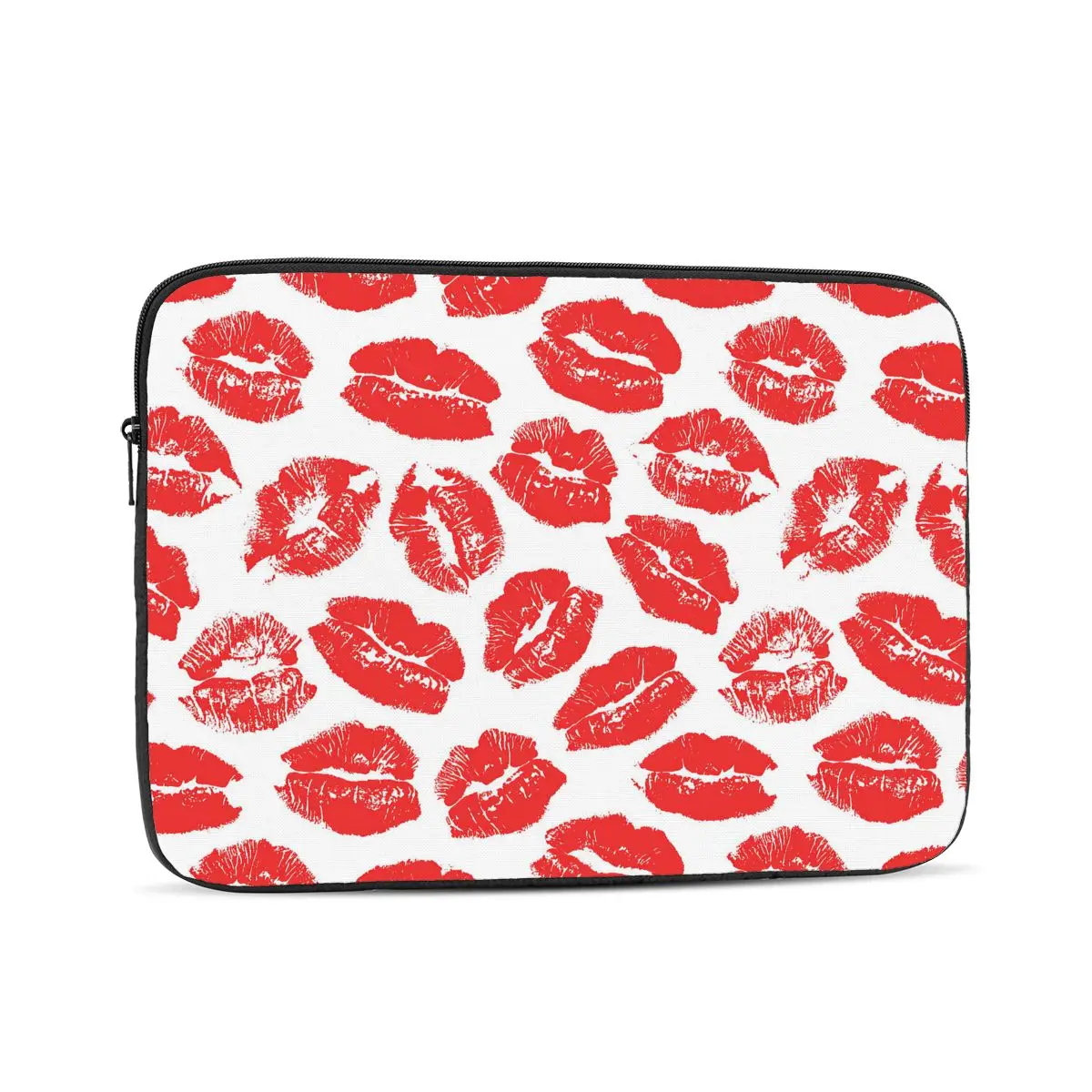 

Seamless Pattern With Imprint Kiss Red Lips Computer ipad Laptop Cover Case Laptop Sleeve Bag Portable Cover Fundas Pouch