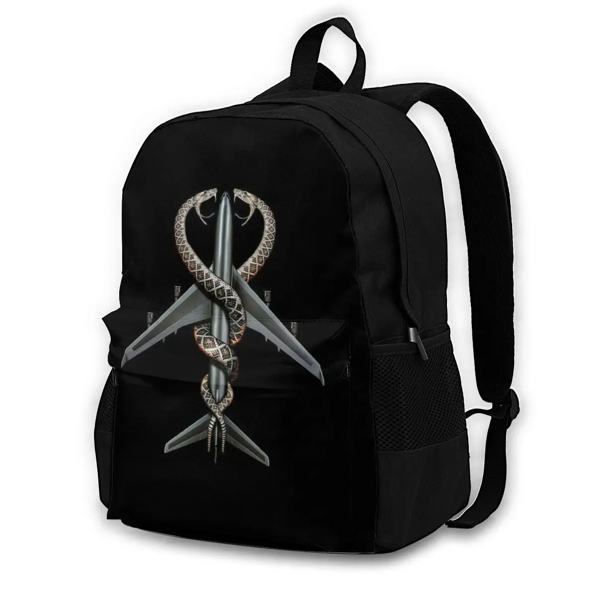 

Snakeskin Backpacks Polyester Fitness Teen Backpack Lightweight Cool Bags