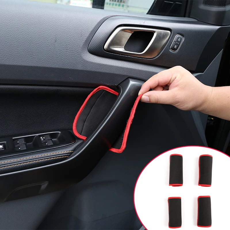 

Car Interior Door Trim For Ford Ranger Neoprene Accessories Car Door Inner Handle Protective Cover Wildtrak Car Decoration