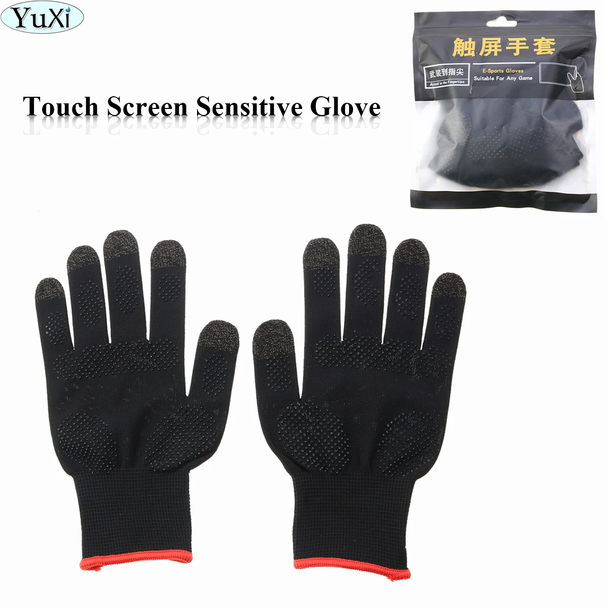 YuXi Mobile Gaming Gloves For PUBG PS5 PS4 Touch Screen Sensitive Glove Breathable Sleeve for Gaming Biking Gaming Accessories