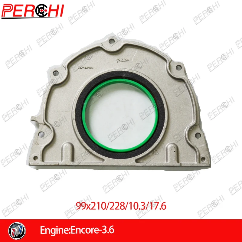 For Buick ENCLAVE 3.6  Cadillac Chevy Front crankshaft oil seal 51*70*11 Rear crankshaft oil seal 99*210/228/10.3/17.6 12637710