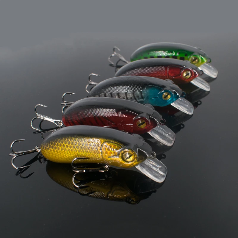 

1Pcs 6cm 10g Minnow Fishing Lure Jig Wobbler Long Throw Bionic Fish Bait Blood Trough Hook Artificial Culter Alburnus Hard Bait