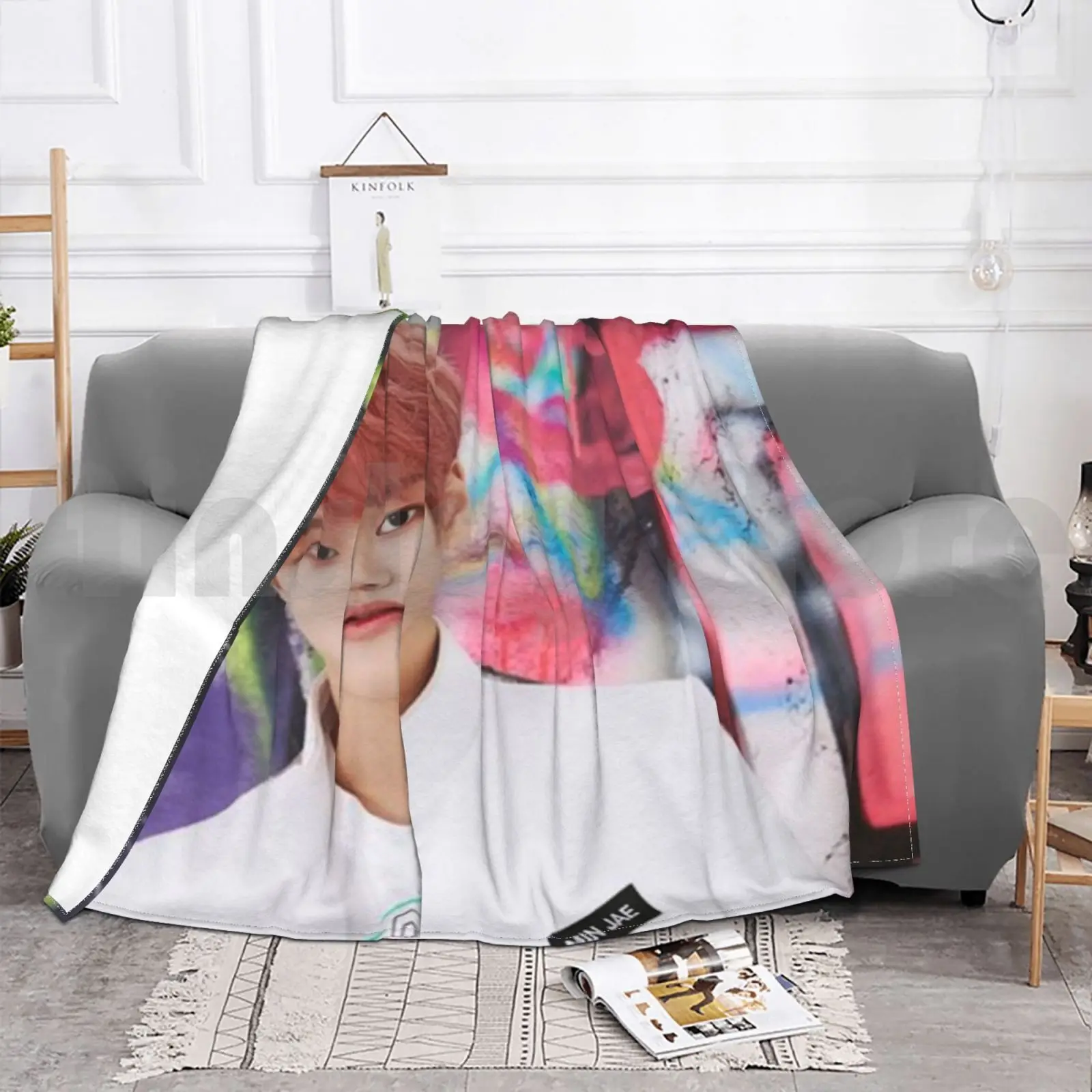 بطانية Mcnd Minjae عصرية مخصصة Mcnd Mcnd Castle J Mcnd Mcnd Minjae Mcnd Huijun Mcnd Win Pookipsy