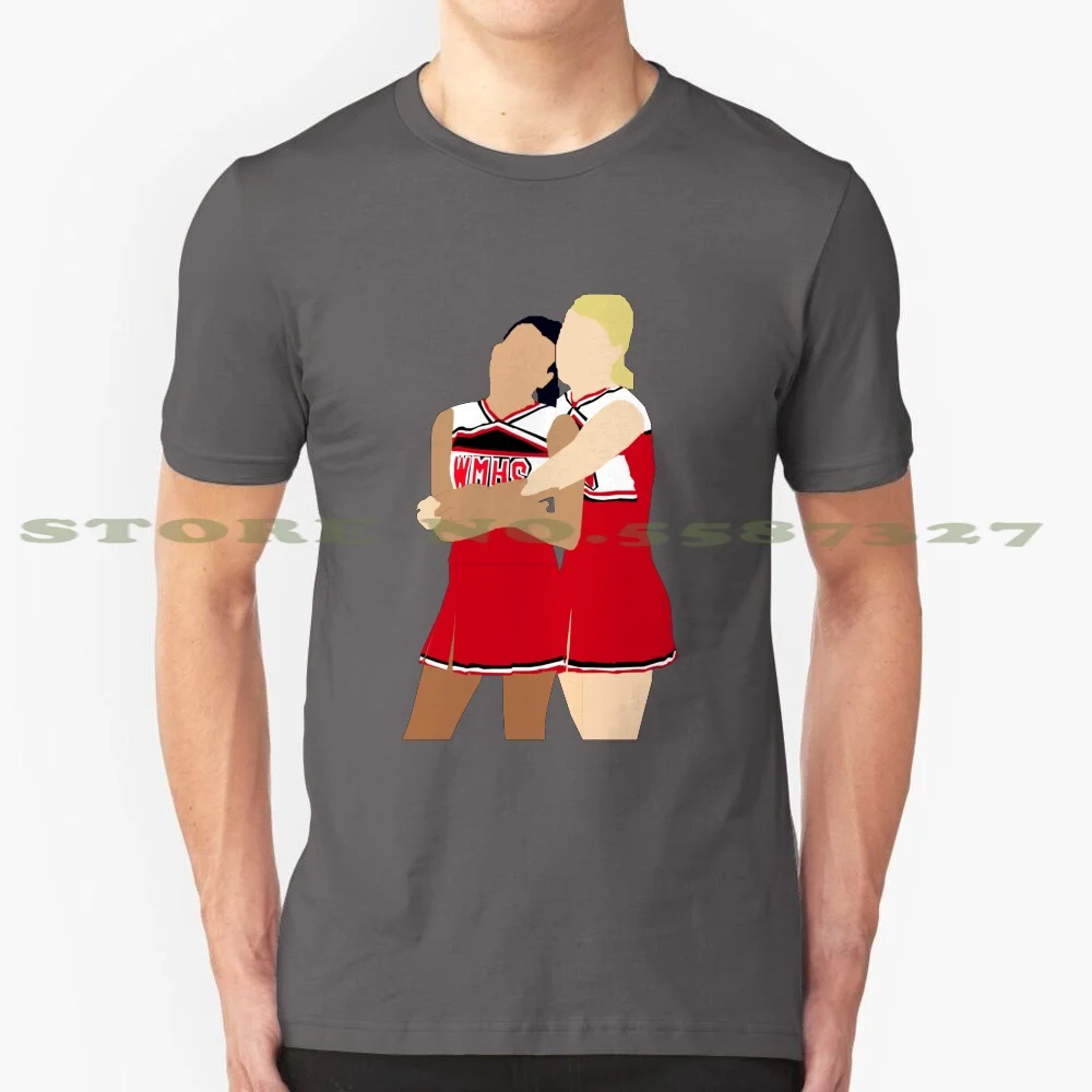 Brittana | Glee 100% Pure Cotton T-Shirt Brittana Brittany S Pierce Santana Lopez Heather Morris Naya Rivera Song Musical