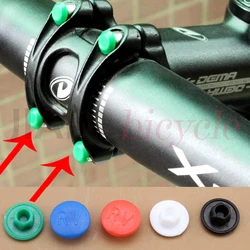 MUQZI-MTB Bike Aheadset Stem Screw Cap, Mountain Bike, Road Bike, Bicicleta Dobrável, M5 Parafusos Hexágono Cap, Acessórios de ciclismo