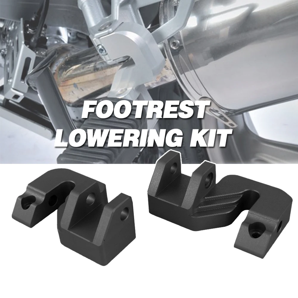 

Motorcycle Passenger Footrest Relocation For BMW R1200GS Adventure R 1200 R1200 GS ADV 2006-2013 Foot Rest Pedals Lowering Kit