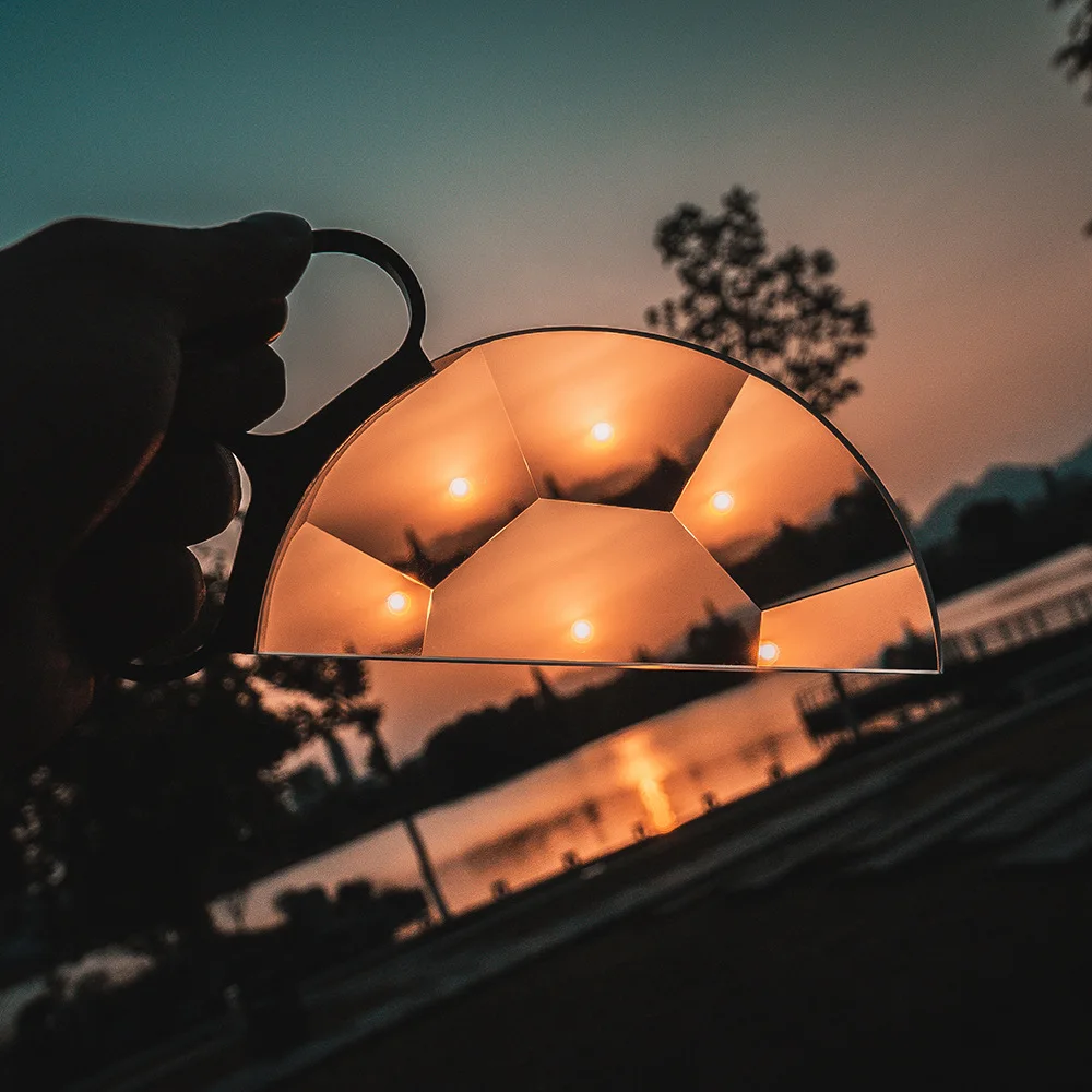 Camera Filter Handheld Half Round Kaleidoscope Effect Filter Photography Camera DSLR Camera Accessories